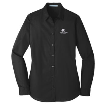    - Ladies Long Sleeve Carefree Poplin Shirt Thumbnail