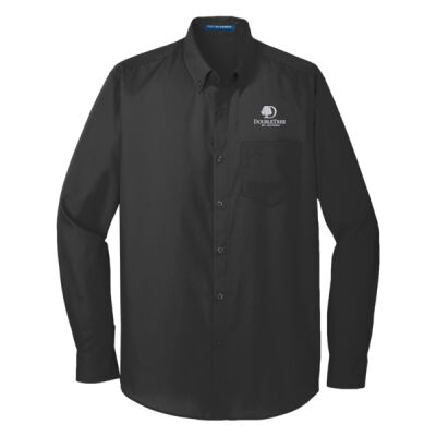    - Long Sleeve Carefree Poplin Shirt Thumbnail